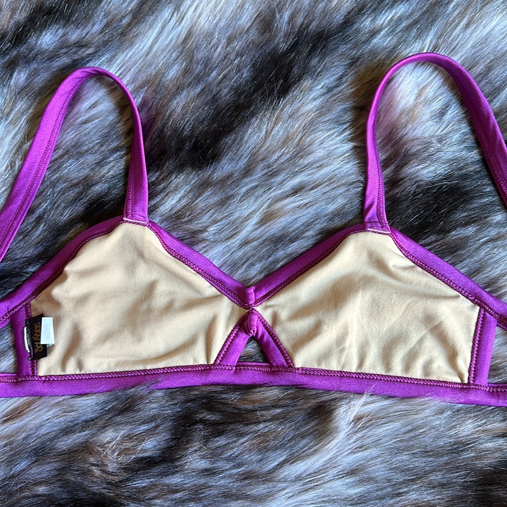 Solstice Intimates *NEW* *Limited Edition* Butterfly Print Bikini Swim Top - Picture 7 of 12